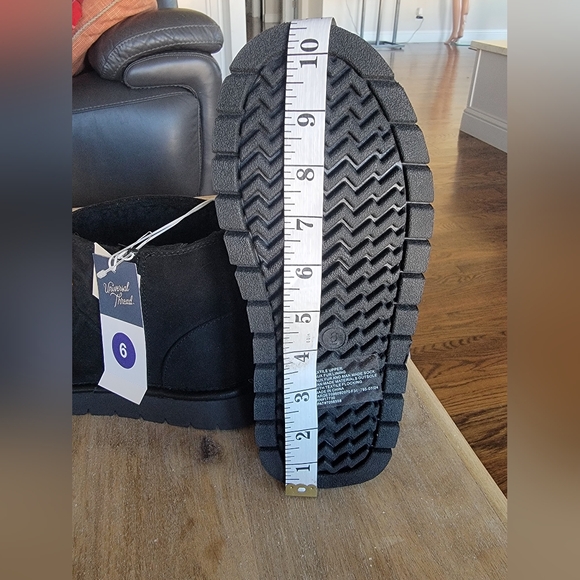 Universal Thread Women's Size 6 May Suede Booties Memory Foam Insole New - Picture 4 of 11